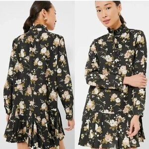 Tuckernuck Midnight Garden Long Sleeve Dress NWT